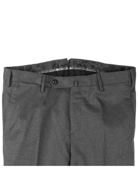 Slim fit wool cotton brown pants - PT TORINO - BALAAN 2