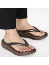 Relieff Metallic Recovery Toe Post Slippers Dark Brown - FITFLOP - BALAAN 2