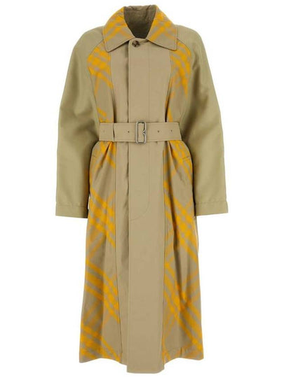 Check Belted Trench Coat Beige - BURBERRY - BALAAN 2