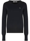 ORB Logo Bea Jumper Knit 1803002S Y001V N401 - VIVIENNE WESTWOOD - BALAAN 1