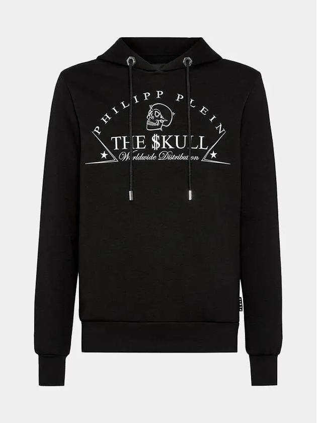 The Skull Hooded Sweatshirt Black Men s MJB1995 PJO002N 0201 - PHILIPP PLEIN - BALAAN 2