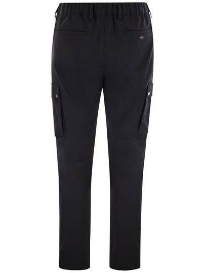 Mechanical stretch twill cargo trousers - HERNO - BALAAN 2