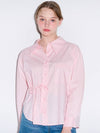 Women's Loose Fit Strap Detail Shirt Pink - OPENING SUNSHINE - BALAAN 1