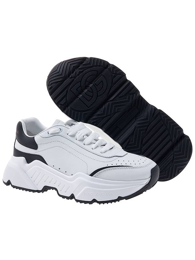 Black Tab Low Top Sneakers White - DOLCE&GABBANA - BALAAN 6