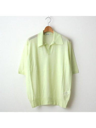 Polo T shirt 760573 Free LIMEYELLOW - AURALEE - BALAAN 1