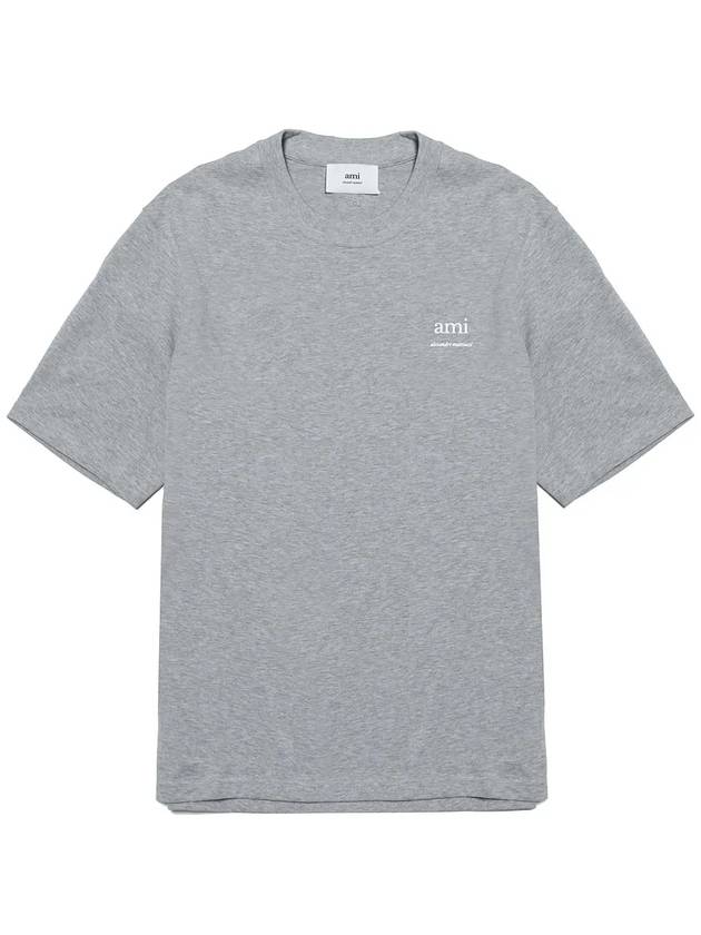 Alexandre Mattiussi Short Sleeve T-Shirt Grey - AMI - BALAAN 3