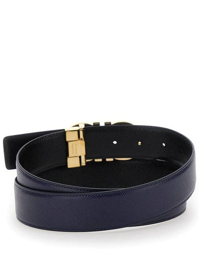 Double Adjustable 3,5Cm Nero + Blue - SALVATORE FERRAGAMO - BALAAN 2