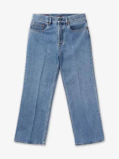 Low Waist Cropped Jean Blue - GUCCI - BALAAN 2