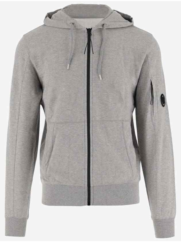 Lens Patch Hooded Jacket Grey - CP COMPANY - BALAAN 1