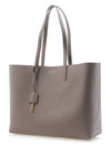 East West Shopper Tote Bag Brown - SAINT LAURENT - BALAAN 4