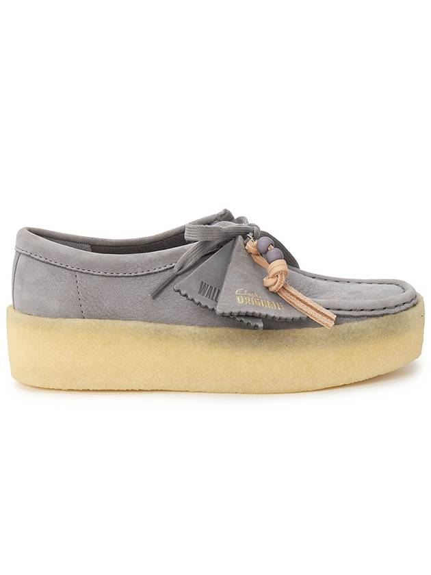 Originals Wallabee Cup Nubuck Loafer Steel Grey - CLARKS - BALAAN 6