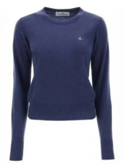 Bea Jumper Knit Top Navy - VIVIENNE WESTWOOD - BALAAN 2