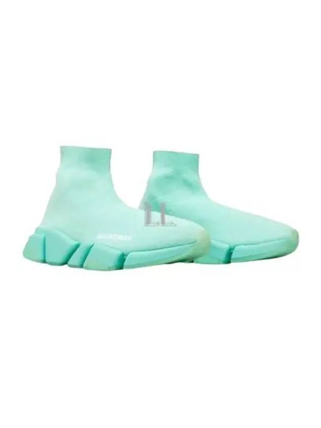 Speed 2.0 High Top Sneakers Mint - BALENCIAGA - BALAAN 2