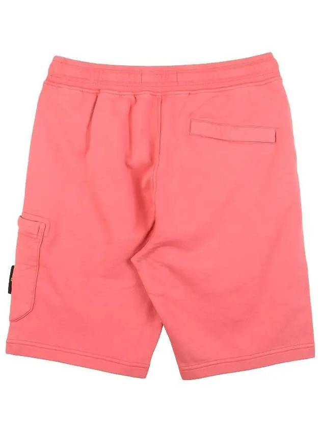 Wappen Patch Pocket Drawstring Shorts Cyclamen - STONE ISLAND - BALAAN.