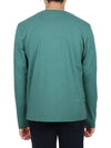 Foxhead Patch Regular Long Sleeve T-Shirt Teal Grey - MAISON KITSUNE - BALAAN 5