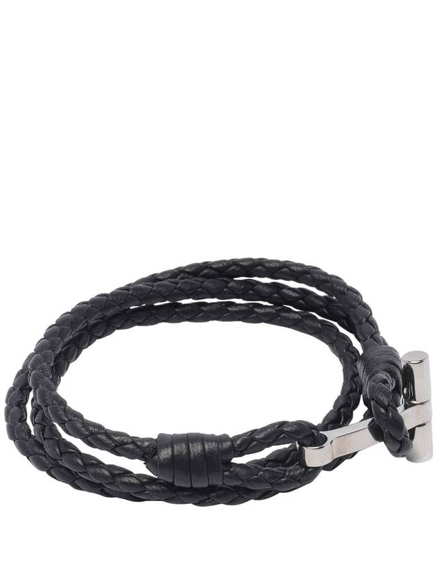 braided leather wrap style bracelet JM005ICL002S - TOM FORD - BALAAN 3