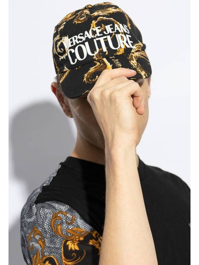 Versace Jeans Couture Cap With Barocco Print, Men's, Black - VERSACE - BALAAN 2