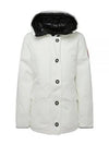 Lynnwood Short Padding Parka White - CANADA GOOSE - BALAAN 2