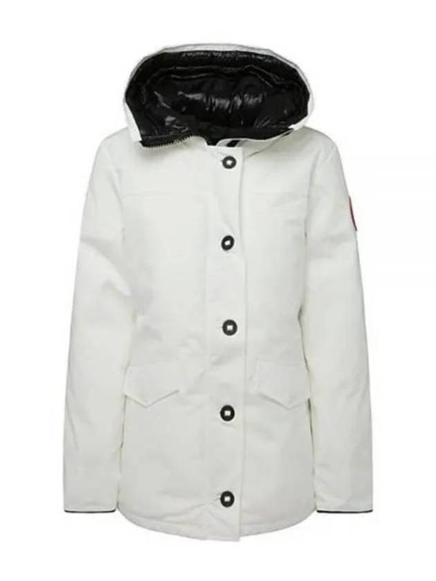 Lynnwood Short Padding Parka White - CANADA GOOSE - BALAAN 2