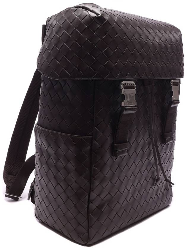 Intrecciato Flap Backpack Matt Fondant - BOTTEGA VENETA - BALAAN 4