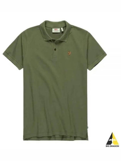 81511 620 Ovik Polo Shirt Green Men s Short Sleeve Tee - FJALL RAVEN - BALAAN 2