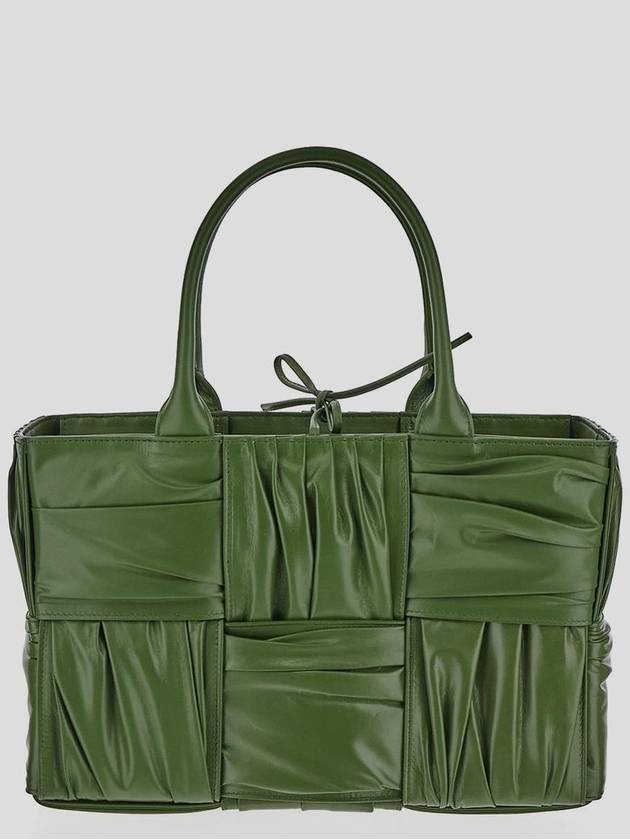 Arco Intrecciato Small Tote Bag Avocado - BOTTEGA VENETA - BALAAN 6