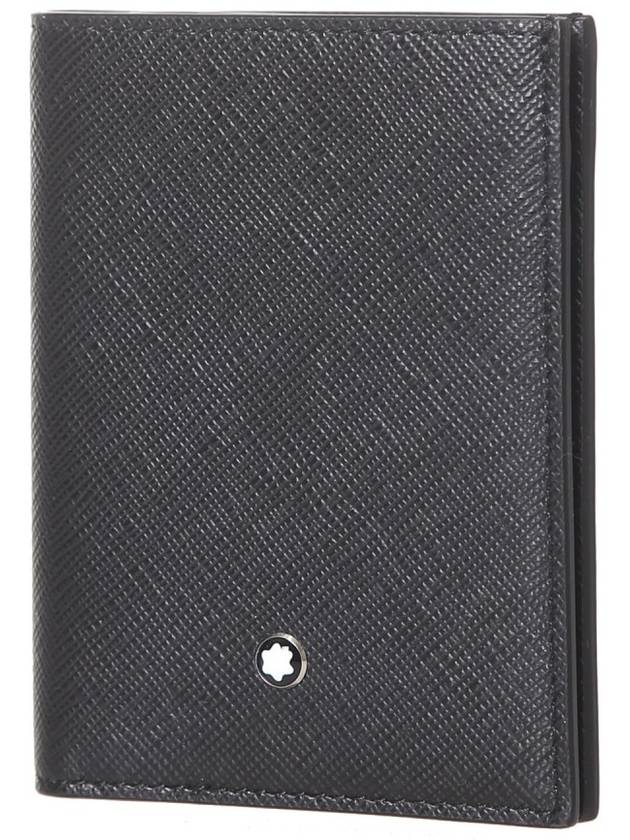 Sartorial 4CC Leather Half Wallet Black - MONTBLANC - BALAAN 4