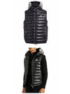 Klai logo patch down vest black - MONCLER - BALAAN 5