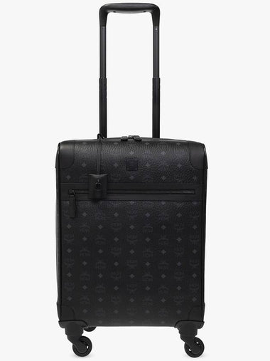 Suitcase With Wheels Unisex Black - MCM - BALAAN 1