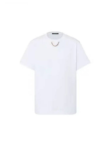 Chain Detail T Shirt 1AFDKP - LOUIS VUITTON - BALAAN 1