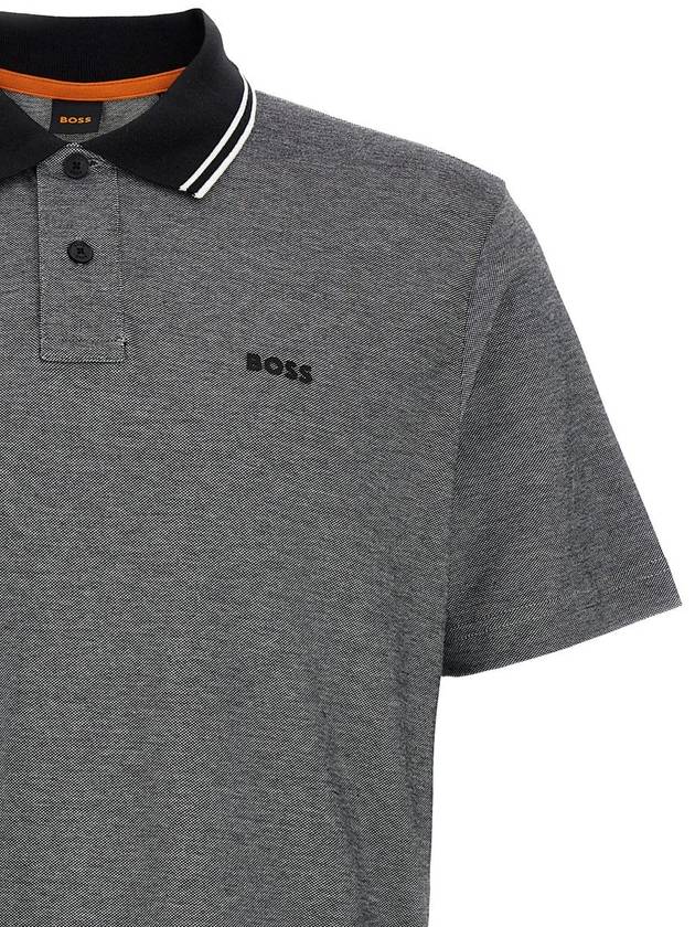 logo print polo shirt 50507814 - HUGO BOSS - BALAAN 4