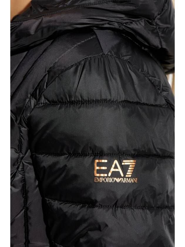 EA7 Emporio Armani Padded Jacket With Hood, Women's, Black - EMPORIO ARMANI - BALAAN 5