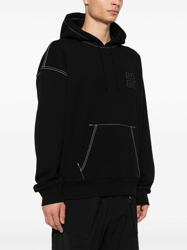 4G Fleece Hood Black - GIVENCHY - BALAAN 4