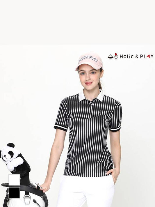 vertical striped t-shirtHE2WTS013 - HOLIC&PLAY - BALAAN 1