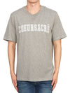 Coeur Sacre Crew Neck Cotton Short Sleeve T-Shirt Heather Grey - AMI - BALAAN 2