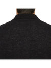 Men's Evening Polo Alpaca Cardigan Black - OUR LEGACY - BALAAN 10