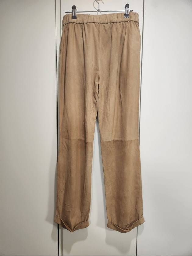 GEOGIO BRATO PELLA LEATHER baige pants - GIORGIO BRATO - BALAAN 4