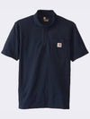 Men's Workwear Pocket Polo Shirt Navy - CARHARTT - BALAAN 2