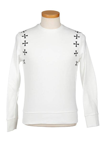 Multi Star Sweatshirt White - NEIL BARRETT - BALAAN 2