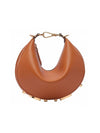 Fendigraphy Leather Small Tote Bag Brown - FENDI - BALAAN 1