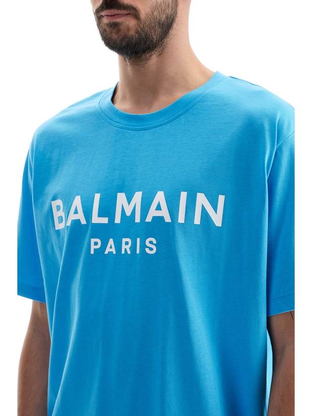 straight-cut logo t-shirt - BALMAIN - BALAAN 4