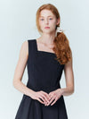 Sleeveless back ribbon dress_Black - OPENING SUNSHINE - BALAAN 3