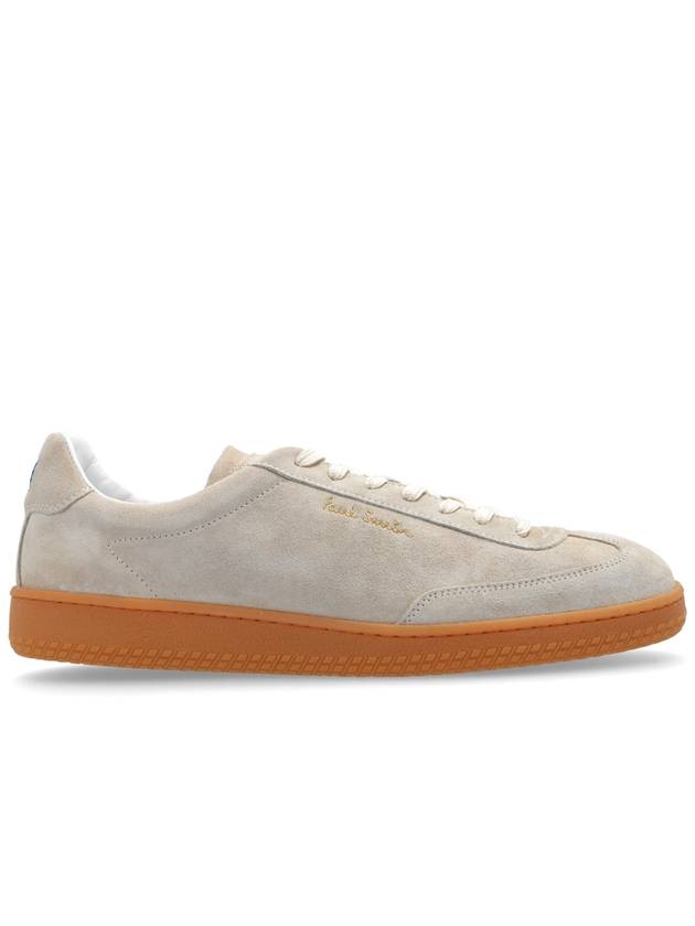 Logo Suede Low Top Sneakers Beige - PAUL SMITH - BALAAN 2