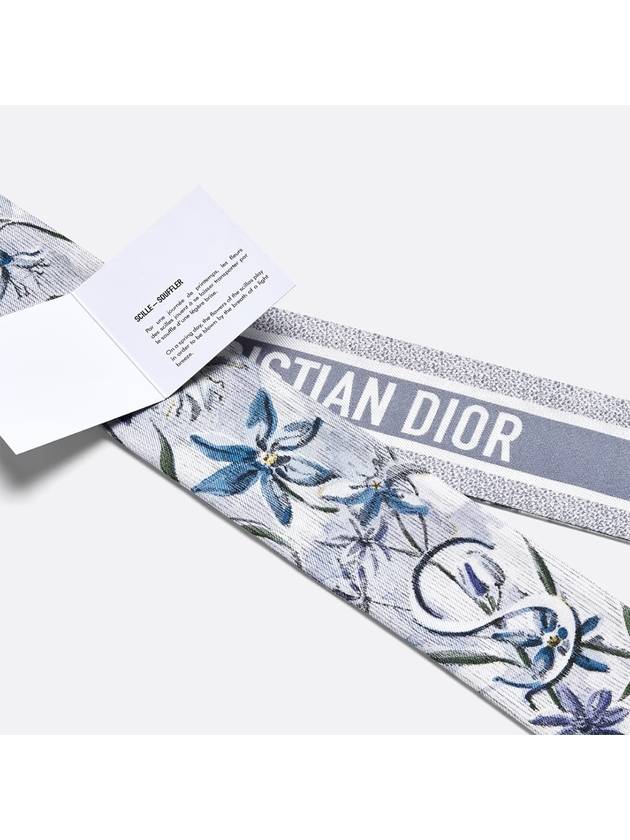 Abcdior S Scille Souffler Mitzah Scarf Ivory - DIOR - BALAAN 5