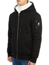 Classic Bunny Zip Up Hoodie White Lining Black - MOOSE KNUCKLES - BALAAN 4