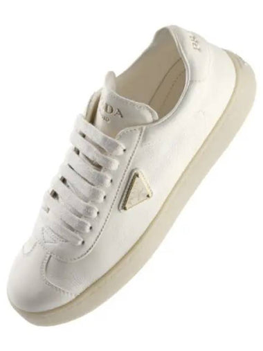 LOGO LEATHER SNEAKERS - PRADA - BALAAN 1