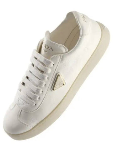 logo leather sneakers women - PRADA - BALAAN 1