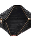 Pocono Gaufre Chain Shoulder Bag Black Gold - PRADA - BALAAN 7