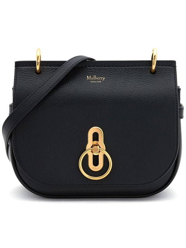 Amberley Classic Satchel Small Grain Shoulder Bag Black - MULBERRY - BALAAN 2