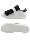 2016000 019S9 002 LUCIE fur white sneakers - MONCLER - BALAAN 4